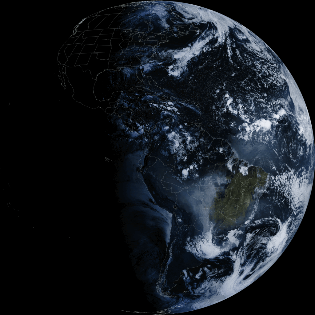 compilation of a full day's worth of full color composite images